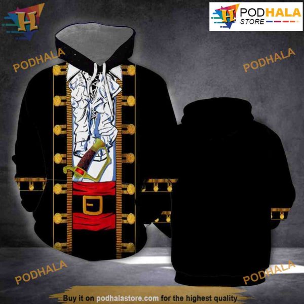 Funny Halloween Pirate 3D Hoodie Christmas