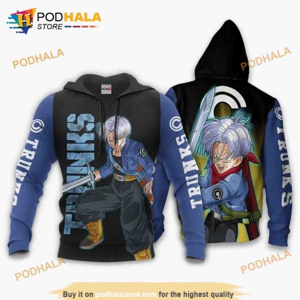 Future Trunks Dragon Ball Anime Manga 3D Hoodie Sweatshirt