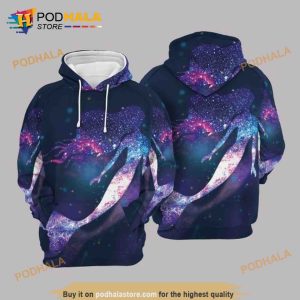 Galaxy Mermaid 3D Hoodie Sweatshirt