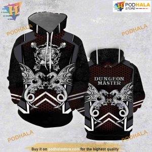 Game DnD Dungeons Master 2 Sublimation 3D Hoodie Sweatshirt