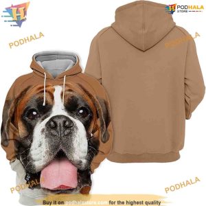 German Boxer Chill Dog Full Printing 3D Hoodie Sweatshirt