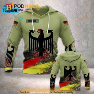 Germany Army Camo Personalized 3D Hoodie Sweatshirt