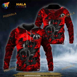 Ghost Inside Skull 3D Hoodie Sweatshirt