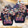 Giraffes Independence Day Full Over Printed Unisex 3D Hoodie