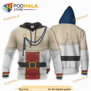 Golden Dawn Black Clover Anime Manga 3D Hoodie Sweatshirt