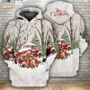 Golden Retriever Dog Dachshund Merry Christmas 3D Hoodie Sweatshirt