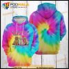 Goldendoodle Tie Dye 3D Hoodie Sweatshirt