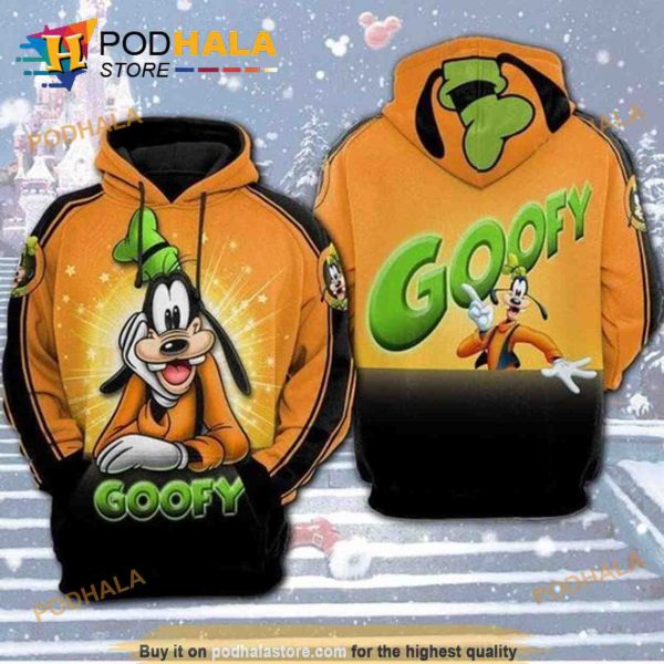 Goofy 3D All Over Printed Disney 3D Hoodie