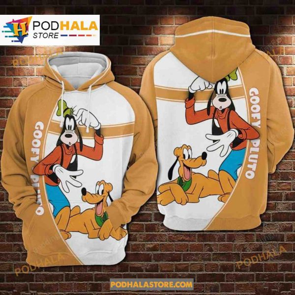 Goofy And Pluto Sweatshirt 3D Hoodie