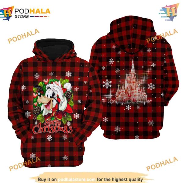 Goofy Christmas Disney 3D Hoodie