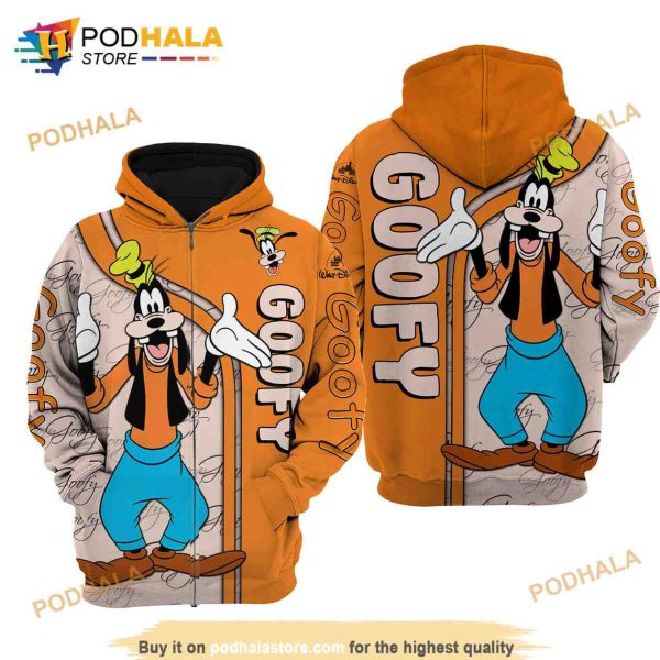 Goofy Dog Disney Unisex Cartoon Graphic 3D Hoodie