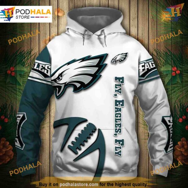 Graphic Balls Philadelphia Eagles 3D Hoodie