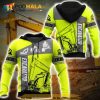 Green Excavator 3D Hoodie Sweatshirt