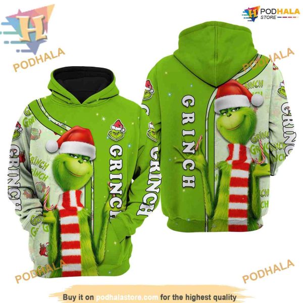 Grinch Green Disney AOP Hoodie