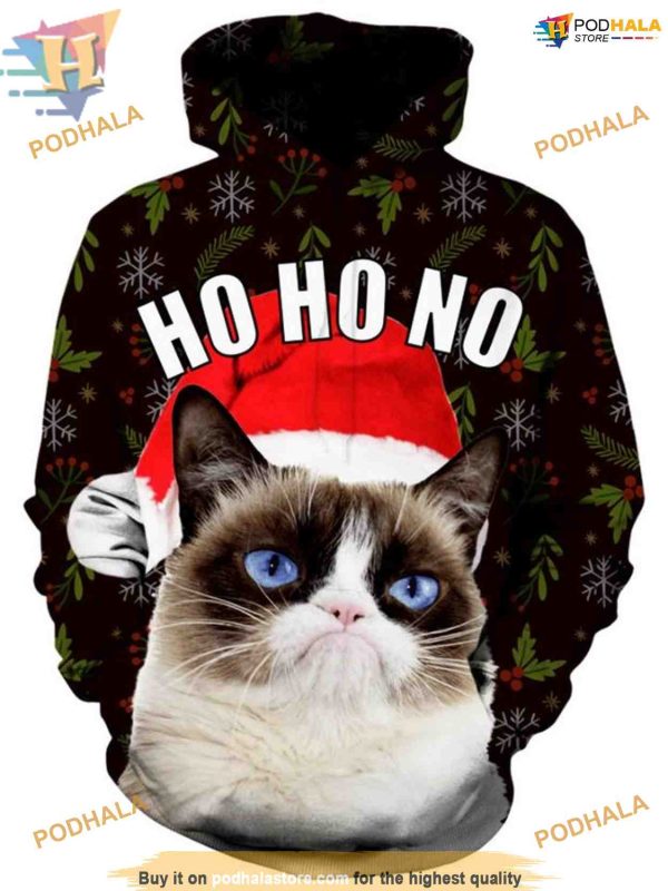 Grumpy Cat Christmas Hoodie