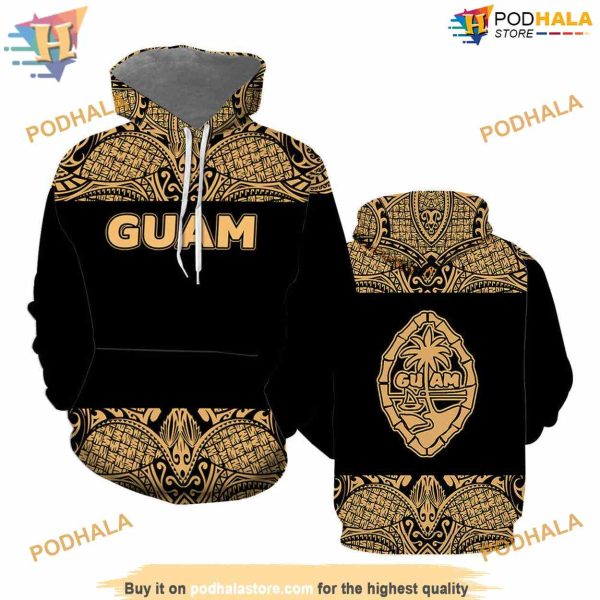 Guam All Over Printed 3D Hoodie Sweatshirt