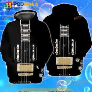 Guitar Bass 3D Hoodie All Over Print