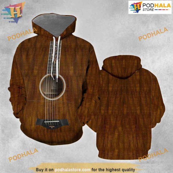 Guitar Pine All Over Printed 3D Hoodie Sweatshirt