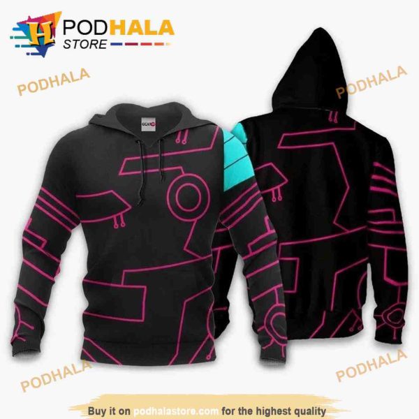 Gurren Lagann Anti Spiral Anime Manga 3D Hoodie