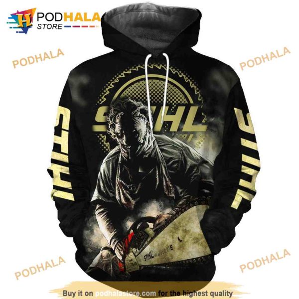 HALLOWEEN Chainsaw STIHL 3D Hoodie