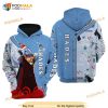 Hades Blue Christmas Disney AOP Unisex 3D Hoodie