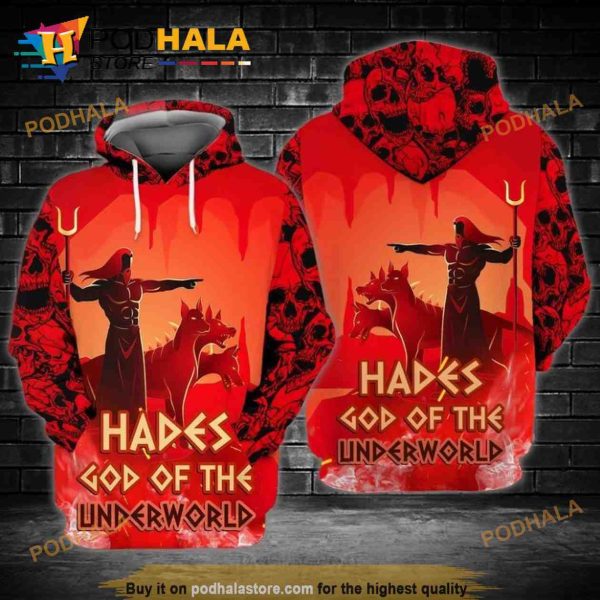 Hades God Of The Underworld 3D Hoodie