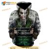 Halloween 3D Joker Killer Wanted Tee AOP Unisex Hoodie