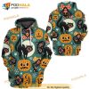 Halloween Black Cats Pumpkin Animation Aop Unisex 3D Hoodie Sweatshirt