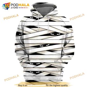 Halloween Costume Mummy Scare Halloween 3D Hoodie