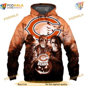 Halloween Horror Night 3D Bears Hoodie