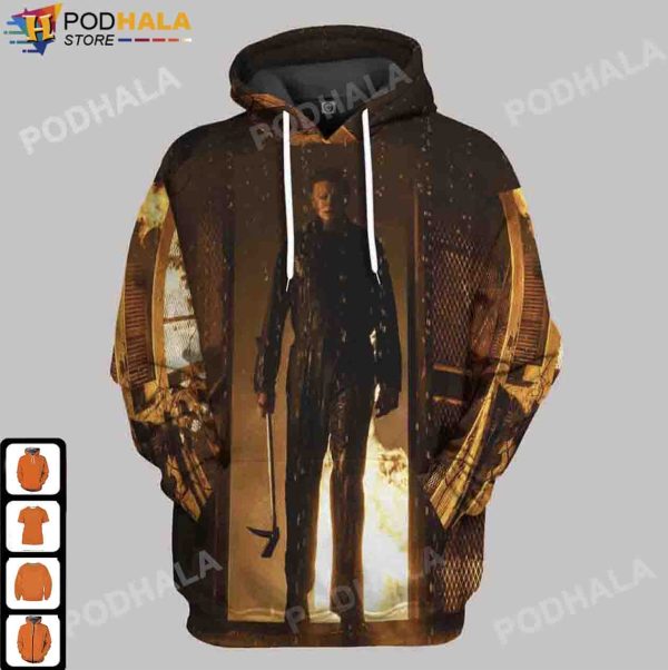 Halloween Kills Michael Myers Costume Hoodie 3D Funny Halloween Gifts