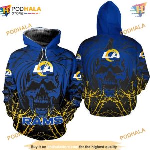 Halloween Los Angeles Rams 3D Hoodie