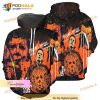 Halloween Pumpkin Michael Myers 3D Hoodie