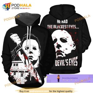 Halloween Scare 3D Michael Myers Hoodie All Over Print