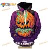 Happy Halloween Scare Pumpkin All Over Print For Tee Sweatshirt 3D Hoodie