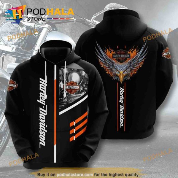 Harley Davidson 3D Hoodie