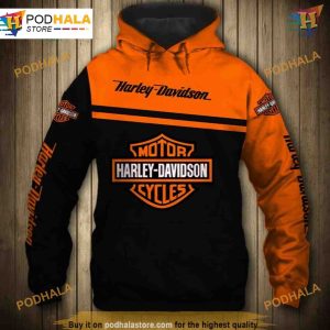 Harley Davidson Cute Custom 3D Hoodie