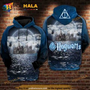 Harry Potter Hogwarts School All Over Print 3D Hoodie