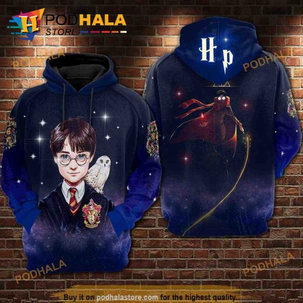 Harry Potter Like A Star All Over Print 3D Hoodie