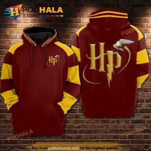 Harry Potter Over Print 3D Hoodie