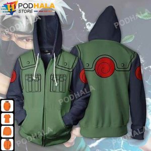 Hatake Kakashi Ninja – Naruto Cosplay AOP 3D Hoodie