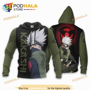 Hatake Kakashi Sharingan Eyes Anime Manga 3D Hoodie