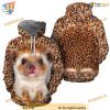 Hedgehog Full Head And Body Animal Costume All Over Printed 3D Hoodie