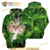 Hidden Cat After Tropical All Over Print 3D Hoodie