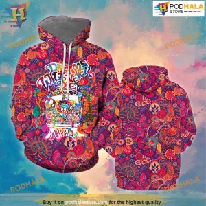 Hippie Dream Never Die All Over Printed 3D Hoodie Sweatshirt