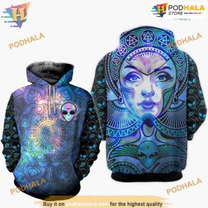 Hippie Mandala All Over Printed 3D Hoodie Sweatshirt