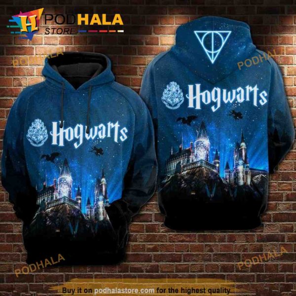 Hogwarts School Of Witchcraft And Wizardry Harry Potter 3D Hoodie