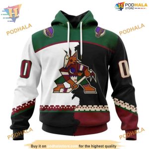 Home And Away Mix 2023 NHL Arizona Coyotes Hoodie 3D