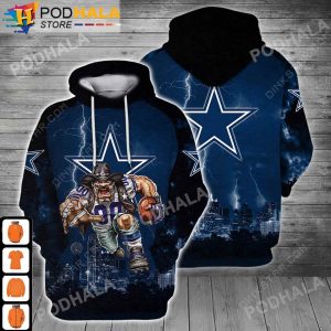 Hoodie For Cowboys Fans NFL Dallas Cowboys Christmas Gifts 3D Hoodie AOP