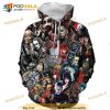 Horror Characters Movie Hoodie